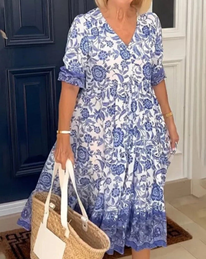 Lydia™ | Elegantes und fließendes Blumenkleid