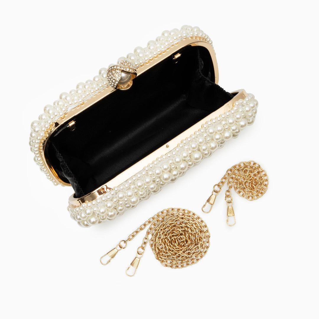 Helene™ | Perlen-Clutch-Bag