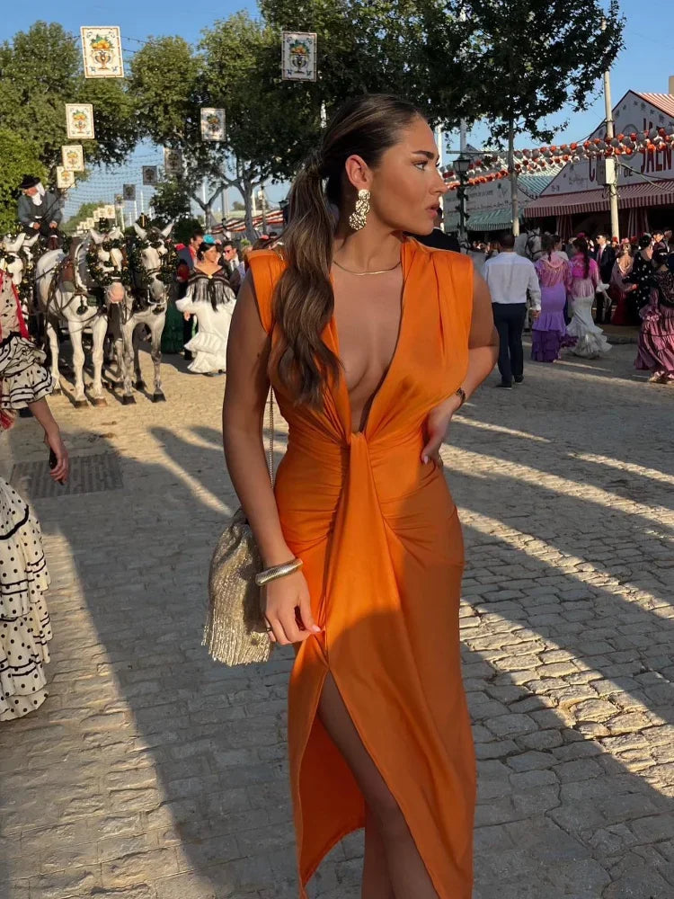 Amelinda™ | Elegantes Faltenkleid