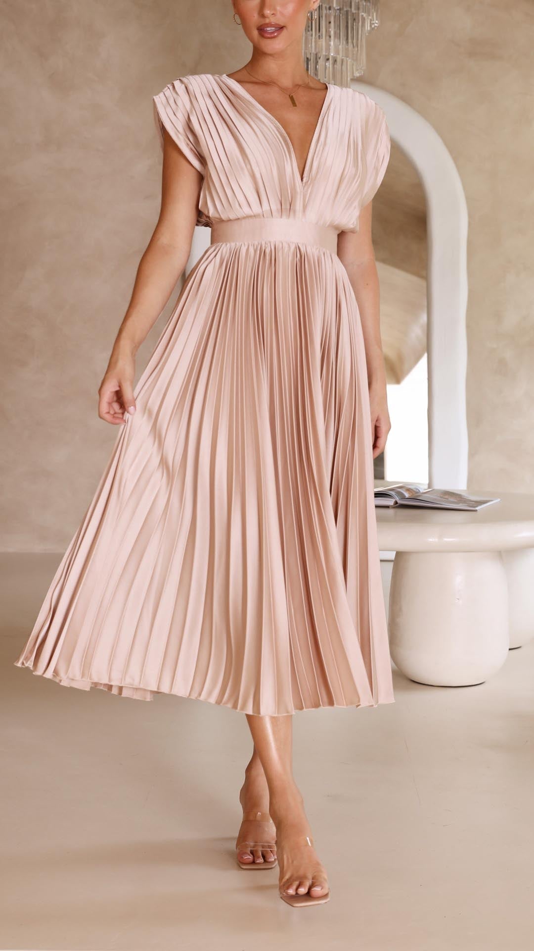 Julia™ | Elegantes Faltenkleid