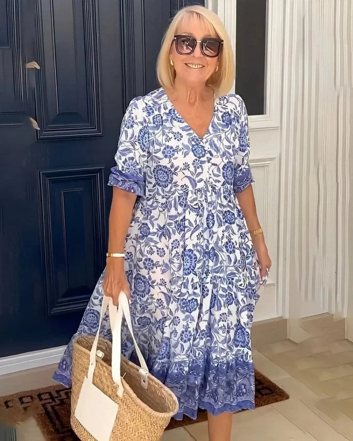 Lydia™ | Elegantes und fließendes Blumenkleid