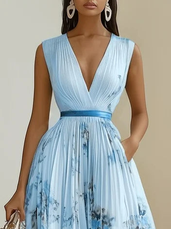 Lumi™ | Elegantes bedrucktes Kleid