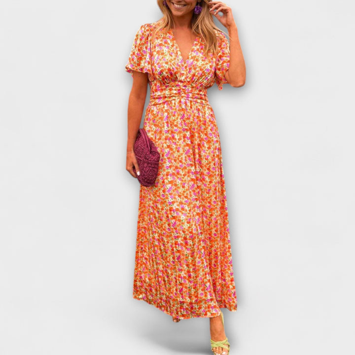 Ivy™ | Klassisches V-Ausschnitt Kleid