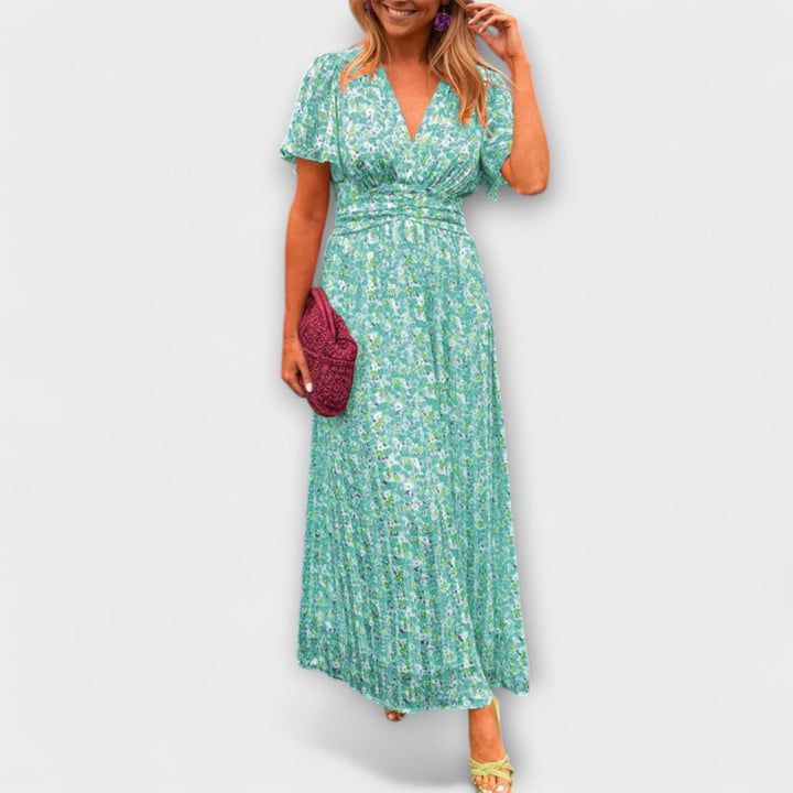 Ivy™ | Klassisches V-Ausschnitt Kleid