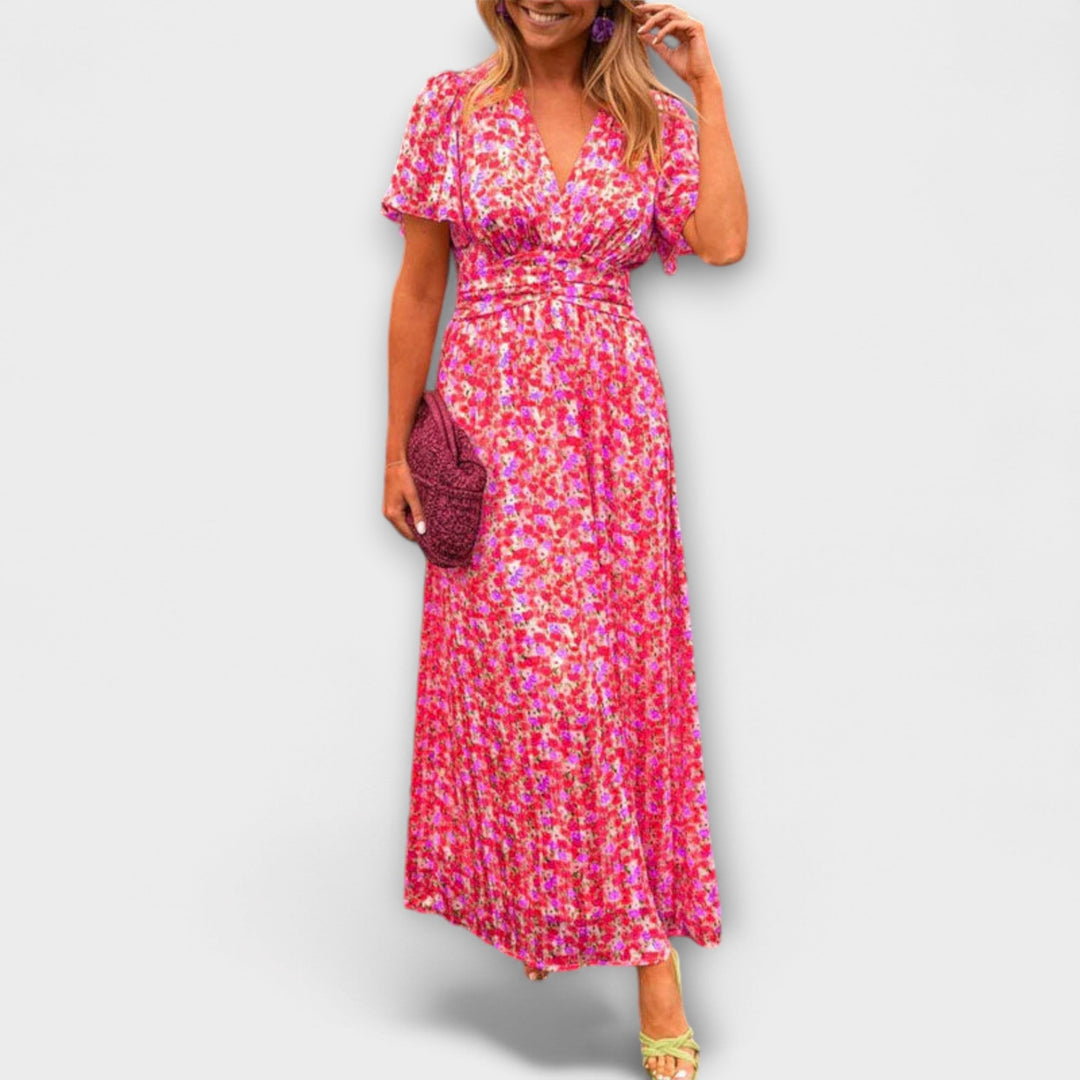 Ivy™ | Klassisches V-Ausschnitt Kleid