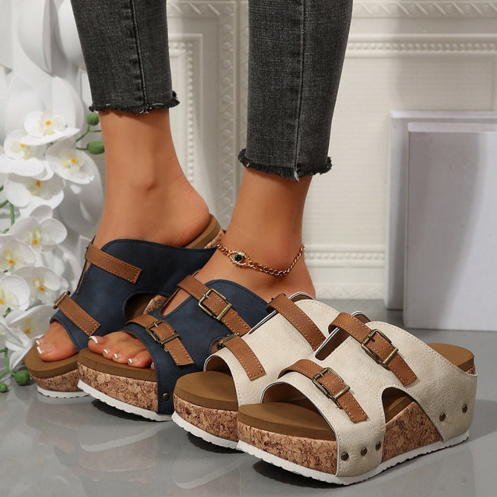 Eleanor™ | Keilabsatz-Sandalen
