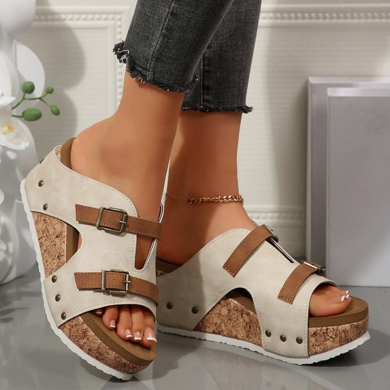 Eleanor™ | Keilabsatz-Sandalen