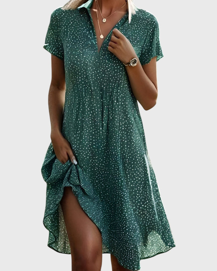 Stefanie™ | Fließendes Midikleid